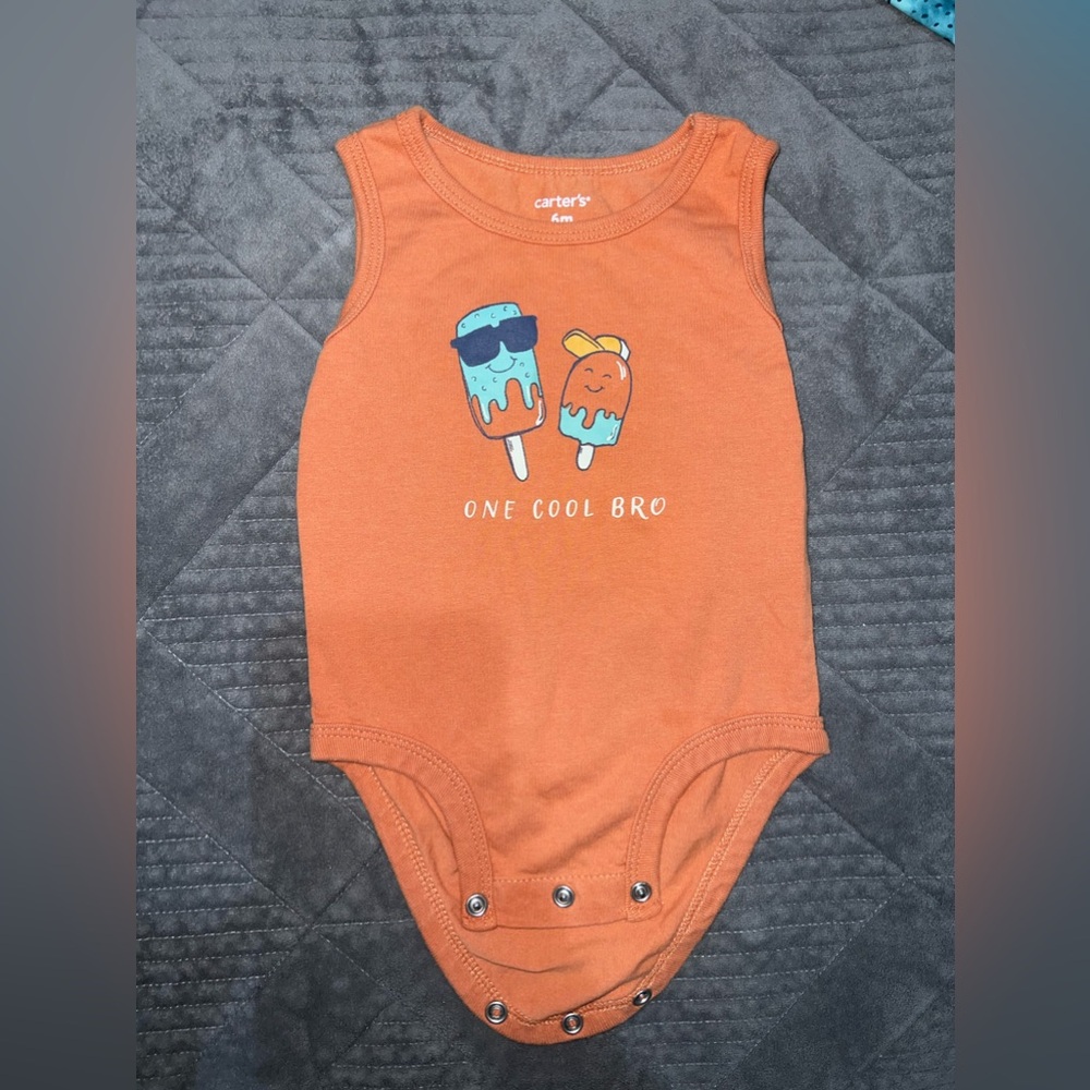 Carter’s One Cool Bro Popsicle Tank 🧡